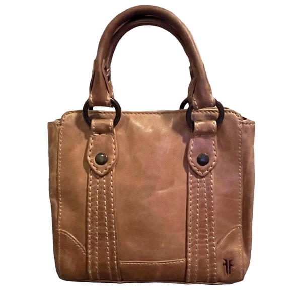 Frye Bags Frye Melissa Mini Crossbody Tote In Beige Leather Poshmark